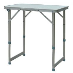 Brand new 👍 Outsunny 17.75-in x 23.5-in Outdoor Rectangle Wood Silver Folding Table 😍