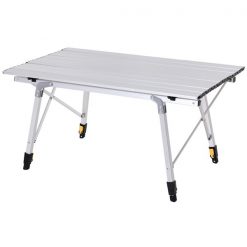 Cheapest 😍 Outsunny 21-in x 35.5-in Outdoor Rectangle Aluminum Silver Folding Table 😉