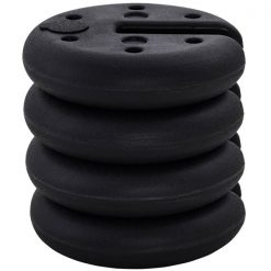 Coupon 😉 Outsunny Black Canopy Weight Plates - Set of 4 🔔