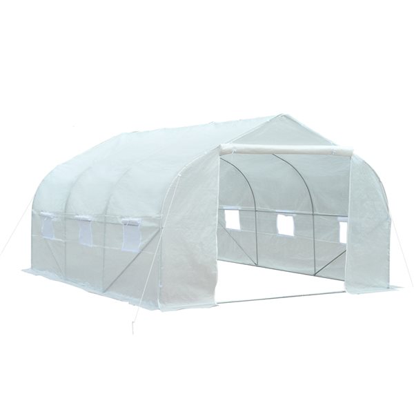 Best Sale 🧨 Outsunny 11.5-ft L x 10-ft W x 7-ft H High Tunnel ⌛