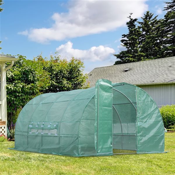 Buy π Outsunny 13-ft L x 9.7-ft W x 6.6-ft H High Tunnel π - Image 2