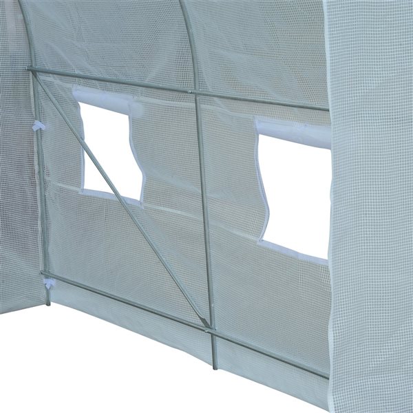 Wholesale 💯 Outsunny 8.2-ft L x 6.6-ft W x 6.6-ft H High Tunnel 👏 - Image 4
