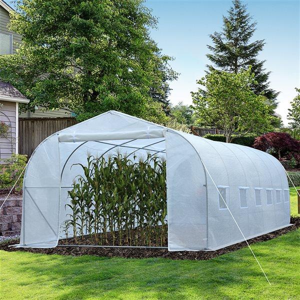 Promo ⭐ Outsunny 26.3-ft L x 9.8-ft W x 7-ft H High Tunnel 🔔 - Image 2