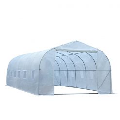 Promo ⭐ Outsunny 26.3-ft L x 9.8-ft W x 7-ft H High Tunnel 🔔