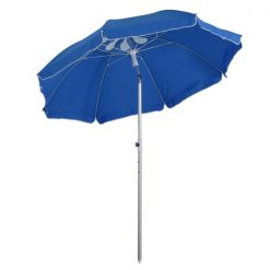 Best Sale 🔔 Outsunny Blue 6-ft Beach Umbrella 👍