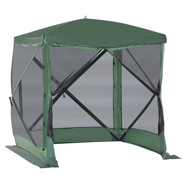 Flash Sale ✨ Outsunny 4-Person Polyester Pop-Up Canopy ✔️