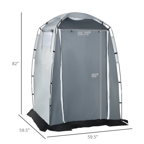 Best reviews of 🔥 Outsunny Polyester Portable Privacy Tent 🥰 - Image 3