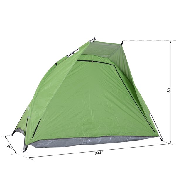 Cheapest 😀 Outsunny 3-Person Polyester Camping Tent ✔️ - Image 3