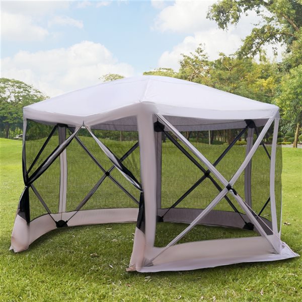 Budget 🎁 Outsunny 8-Person Polyester Pop-Up Canopy 🔔 - Image 2