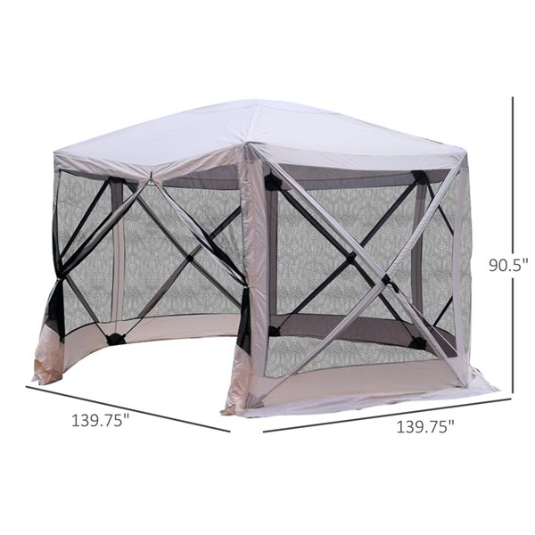 Budget 🎁 Outsunny 8-Person Polyester Pop-Up Canopy 🔔 - Image 3