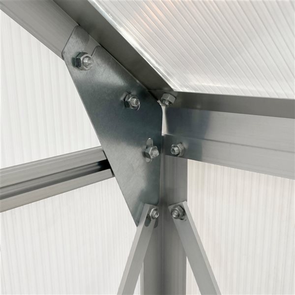 Discount 🛒 Outsunny 6.2-ft L x 6.2-ft W x 6.6-ft H Greenhouse Kit 🥰 - Image 4