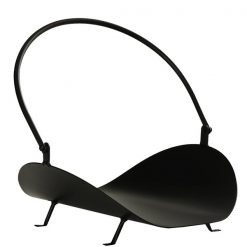 Outlet 🛒 Outsunny 16-in Black Curved Firewood Log Rack 😍