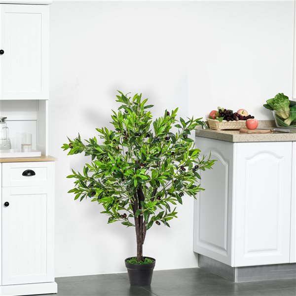 Best deal ⌛ Outsunny 47.25-in Green Artificial Olive Tree ❤️ - Image 4