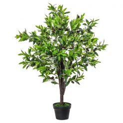 Best deal ⌛ Outsunny 47.25-in Green Artificial Olive Tree ❤️