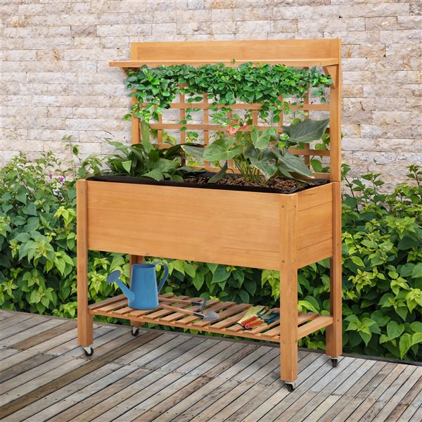 Top 10 ⌛ Outsunny 15.75-in x 41.25-in Wooden Raised Garden Bed 🌟 - Image 4