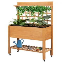 Top 10 β Outsunny 15.75-in x 41.25-in Wooden Raised Garden Bed π