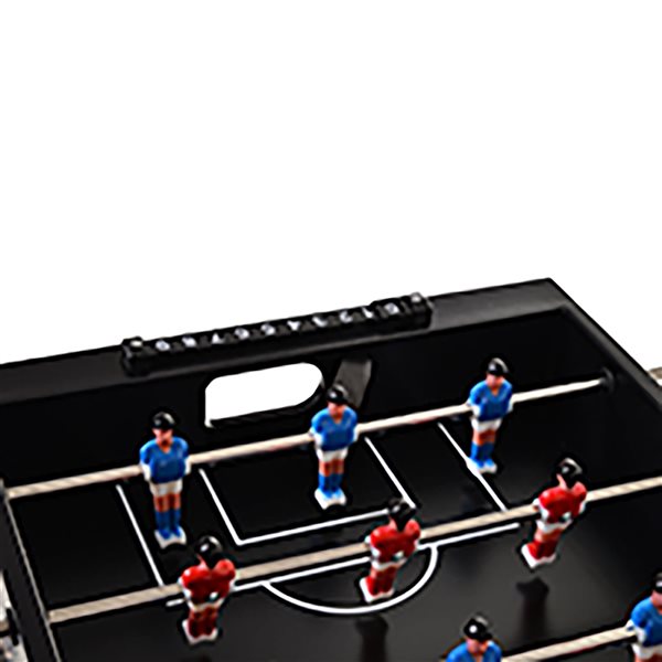 Deals ✔️ Outsunny 65 L Black Rolling Cooler Cart with Foosball Tabletop 👏 - Image 4