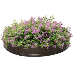 Cheap 🎁 Outsunny 48.5-in x 48.5-in Brown Round Raised Garden Bed 💯