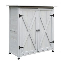 Best Sale 🧨 Outsunny 2-ft x 4-ft Wooden Garden Storage Shed with Asphalt Roof ✔️
