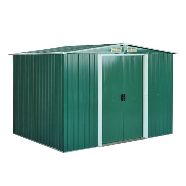 Best reviews of ⌛ Outsunny 6-ft x 8-ft Galvanized Steel Storage Shed 😍