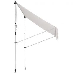 Best deal β€οΈ Outsunny 6.6-ft x 5-ft x 9.2-ft White Window/Door Manual Retraction Awning π