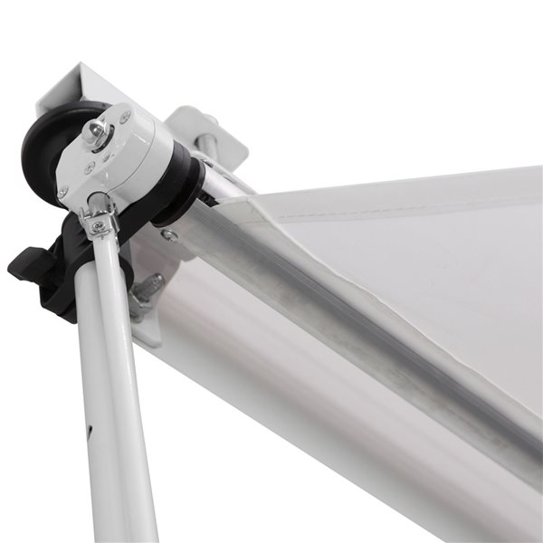 Best Pirce 👍 Outsunny 9.8-ft x 4.9-ft White Window/Door Manual Retraction Awning 🎁 - Image 4