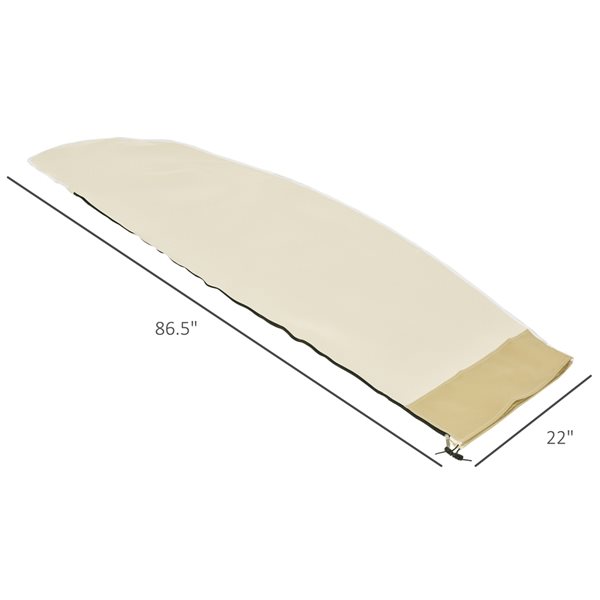 Brand new ⌛ Outsunny Beige/Coffee Fabric Umbrella Cover 👍 - Image 3