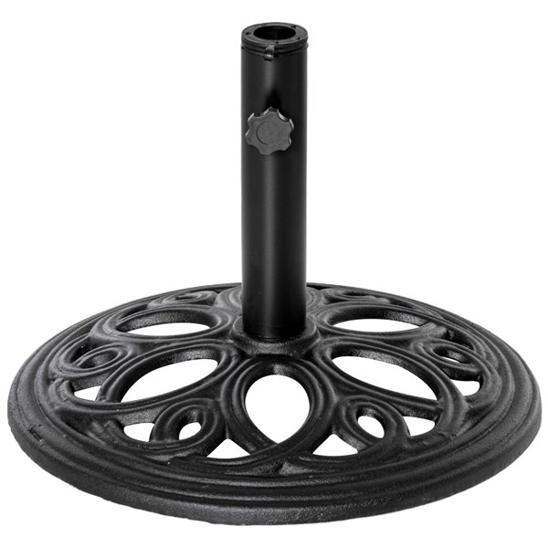 Cheap ๐ Outsunny Black Cast Iron Round Patio Umbrella Base ๐