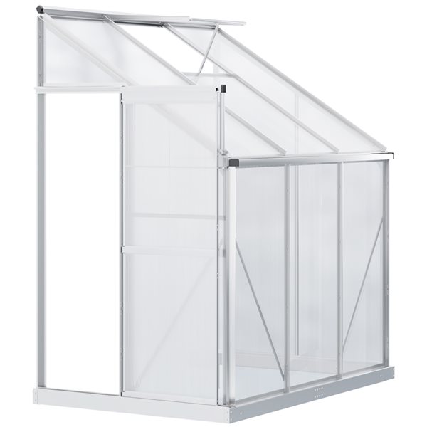New π Outsunny 6.3-ft L x 4.2-ft W x 7.2-ft H Greenhouse π