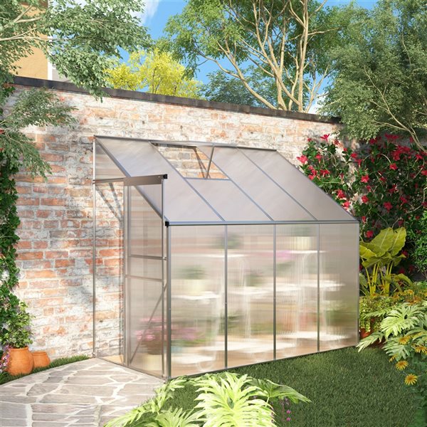 Best deal 🥰 Outsunny 8.3-ft L x 4.2-ft W x 7.2-ft H Greenhouse ✔️ - Image 2