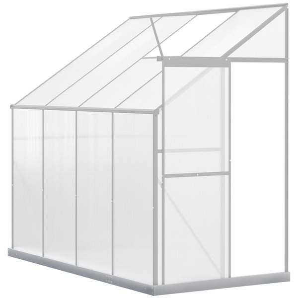 Best deal 🥰 Outsunny 8.3-ft L x 4.2-ft W x 7.2-ft H Greenhouse ✔️