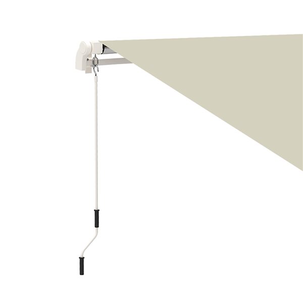 Coupon 🥰 Outsunny 10-ft x 8-ft Retractable Off-White Awning Fabric Replacement 🔥 - Image 4