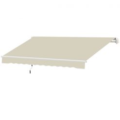 Coupon π₯° Outsunny 10-ft x 8-ft Retractable Off-White Awning Fabric Replacement π₯