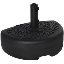 Best Sale ⌛ Outsunny 19.75-in Black Plastic Patio Umbrella Base 🎁
