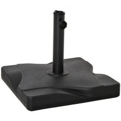 Promo ⭐ Outsunny 16.25-in Black Plastic Patio Umbrella Base 🧨